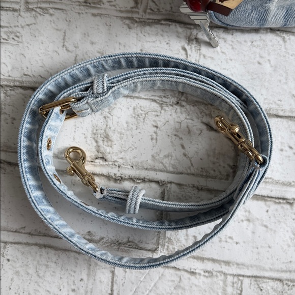 Coach Teri In Loved Denim With Charms Bag - Picture 12 of 17